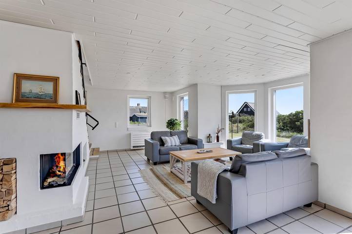 Ferienhaus mit Meerblick für 10 Personen, mit Sauna und Terrasse sowie Whirlpool, mit Haustier in Blavand - 4