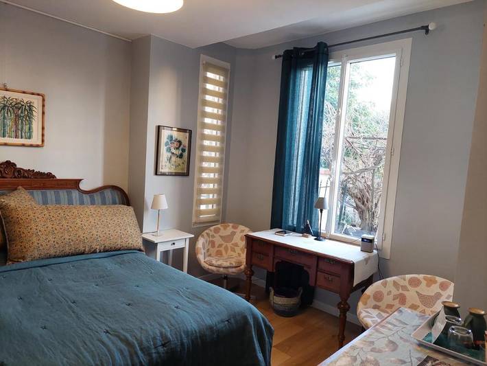 Ferienwohnung für 2 Personen, mit Terrasse und Garten sowie Pool und Ausblick in Vence - 4