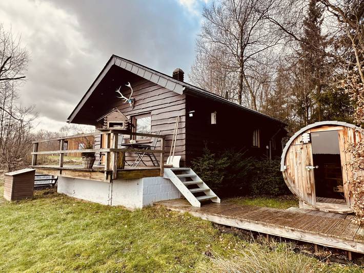 Chalet pour 2 personnes, avec sauna et terrasse - 1