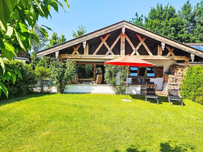 Bungalow für 2 Personen, mit Terrasse und Garten