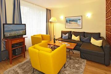 Ferienwohnung für 6 Personen, mit Balkon und Sauna in Heringsdorf