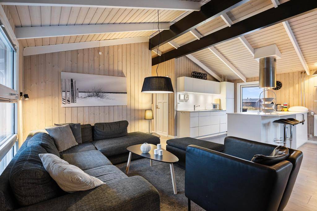 Moderne sommerhus til 10 personer med pool, sauna og spabad in Ringkøbing, Holmsland Klit