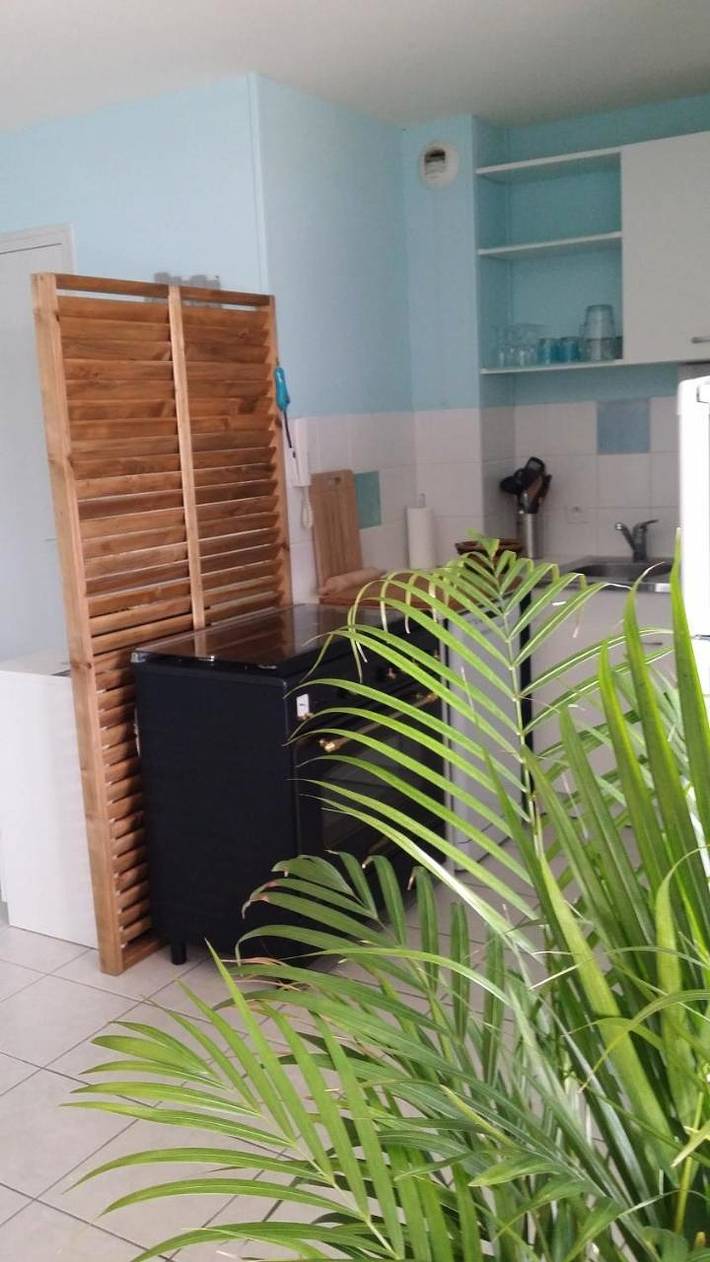 Ferienwohnung für 4 Personen, mit Balkon und Terrasse sowie Garten und Ausblick in Saint-Benoît-des-Ondes