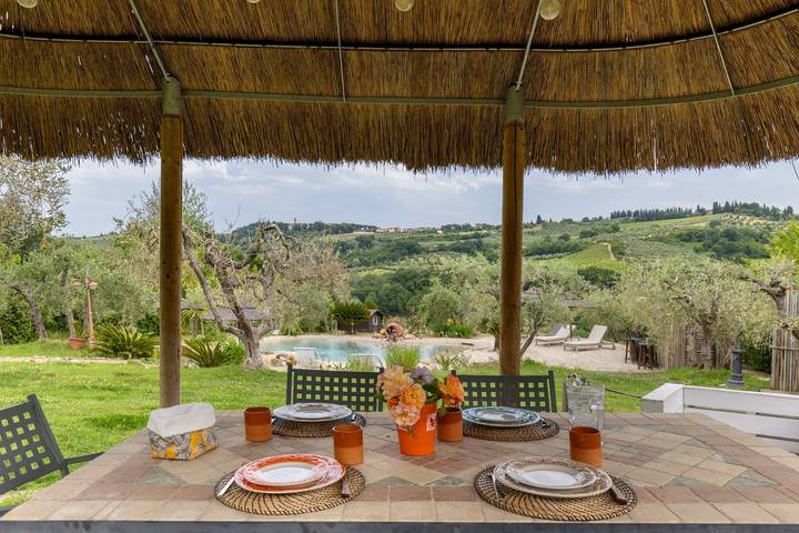 Villa 'Virgilio Colline Del Chianti' with Mountain View, Wi-Fi and Air Conditioning in Tavarnelle Val di Pesa, Barberino Tavarnelle
