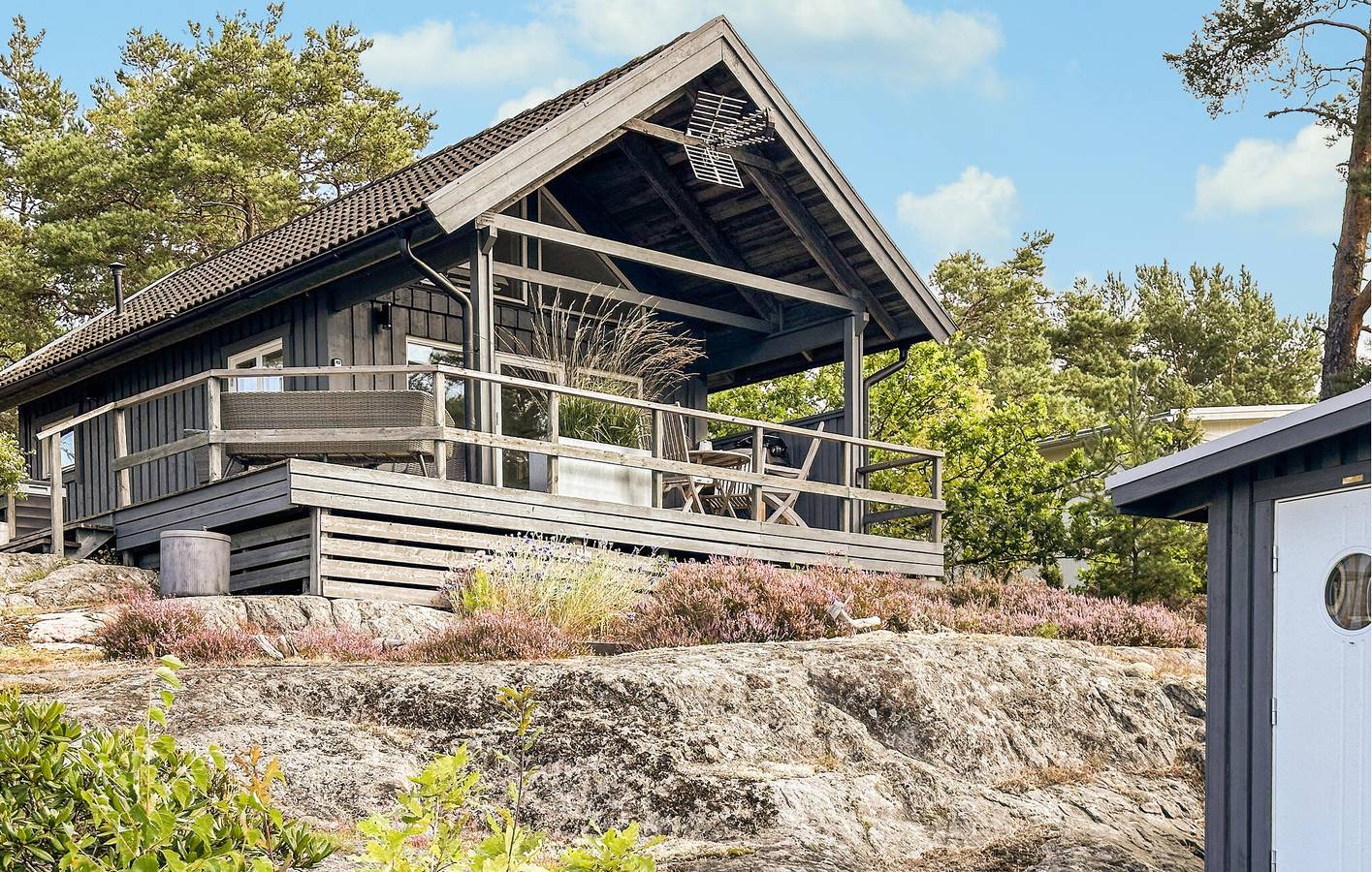 Ferienhaus für 4 Personen mit Terrasse in Västervik und Umgebung