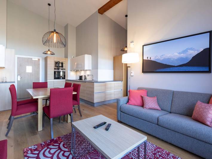 Apartamento entero, Hermoso apt 4 piezas con piscina, spa, gimnasio, parking y WIFI incluido en Arcs 1800 in Arc 1800, Bourg-Saint-Maurice