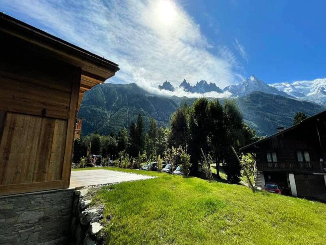 Appartement entier, Chalet à Les Praz avec vue sur le Mont Blanc in Brevent-Flegere, Chamonix-Mont-Blanc