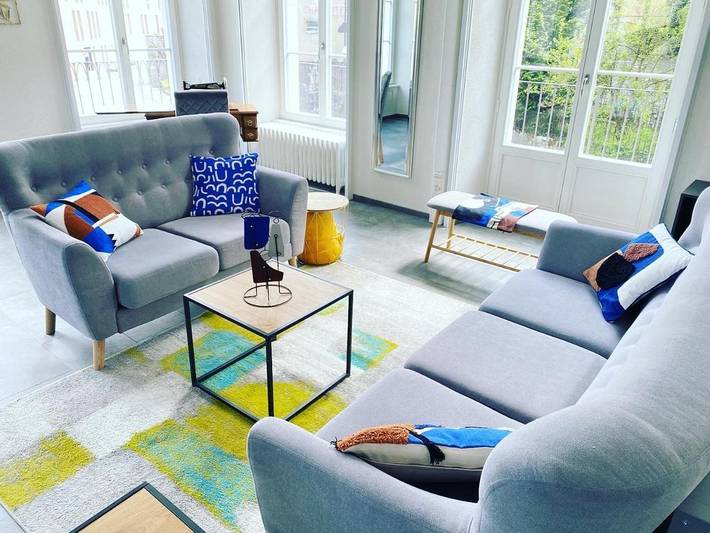 Appart’hôtel pour 8 personnes, avec Balcon ainsi que Terrasse et Vue