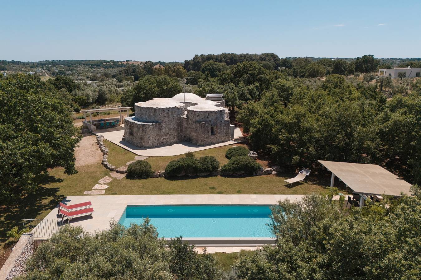 Villa 'Trullo Quercervo' avec piscine privée, Wi-Fi et climatisation in Ostuni, Salento
