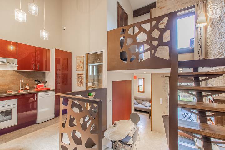 Gîte pour 2 personnes, avec Terrasse et Jardin