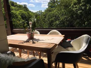 Ferienwohnung für 4 Personen, mit Garten und Sauna sowie Whirlpool in Loschwitz