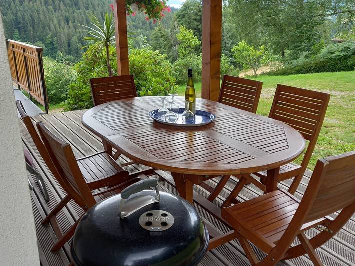 Gîte voor 6 personen met balkon in Gérardmer, Parc naturel régional des Ballons des Vosges