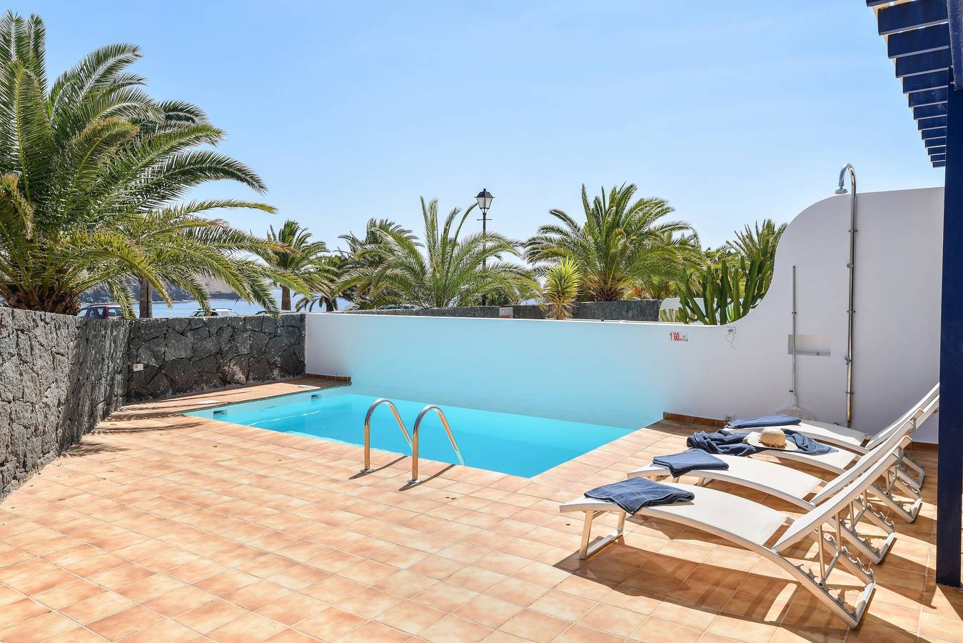 Villa „Coloradas Beach“ nahe dem Strand mit Meerblick und Pool in Playa Blanca, Yaiza