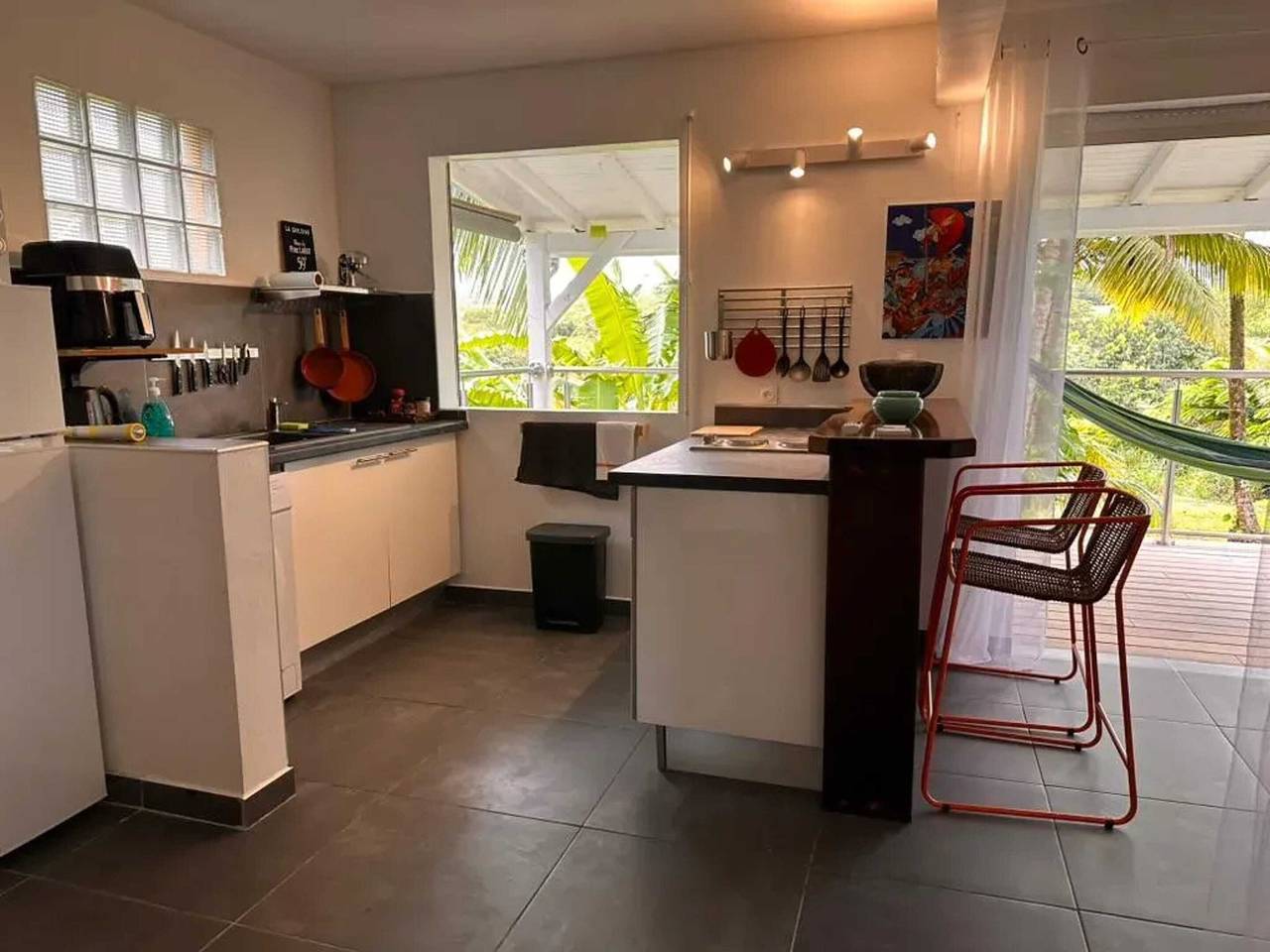 Estudio entero, Estudio acogedor en Petit-Bourg con terraza 30 m² in Petit-Bourg, Guadalupe