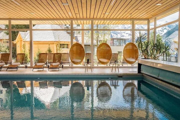 Hôtel pour 2 personnes, avec sauna et jardin ainsi que vue et piscine