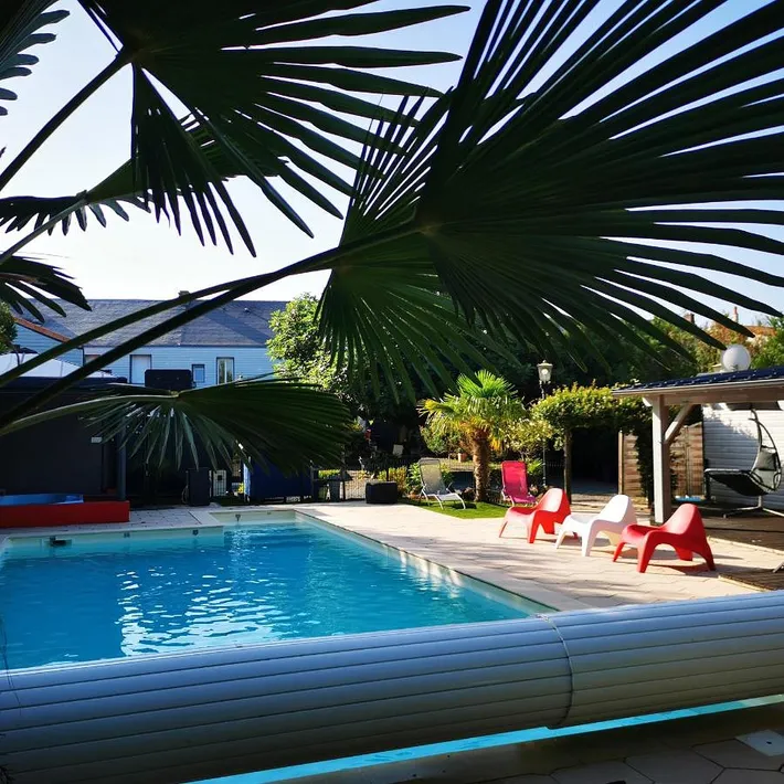 Ferienwohnung für 2 Personen, mit Whirlpool und Sauna sowie Garten und Pool - 1