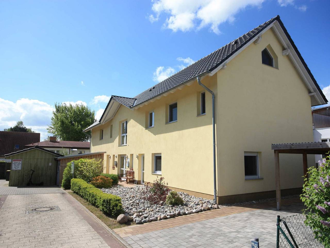 Ganze Ferienwohnung, **400m zum Sandstrand** südwest Ter/Blk Bj.08 E-Kamin in Koserow, Bernsteinbäder