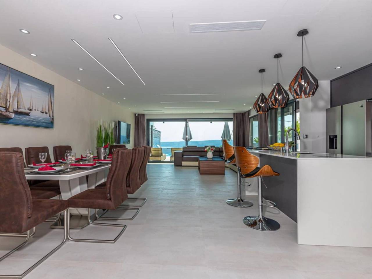 Lorena Stylish Sea View Villa - Four Bedroom Villa with Private Pool in Crikvenica, Primorje-Gorski Kotar