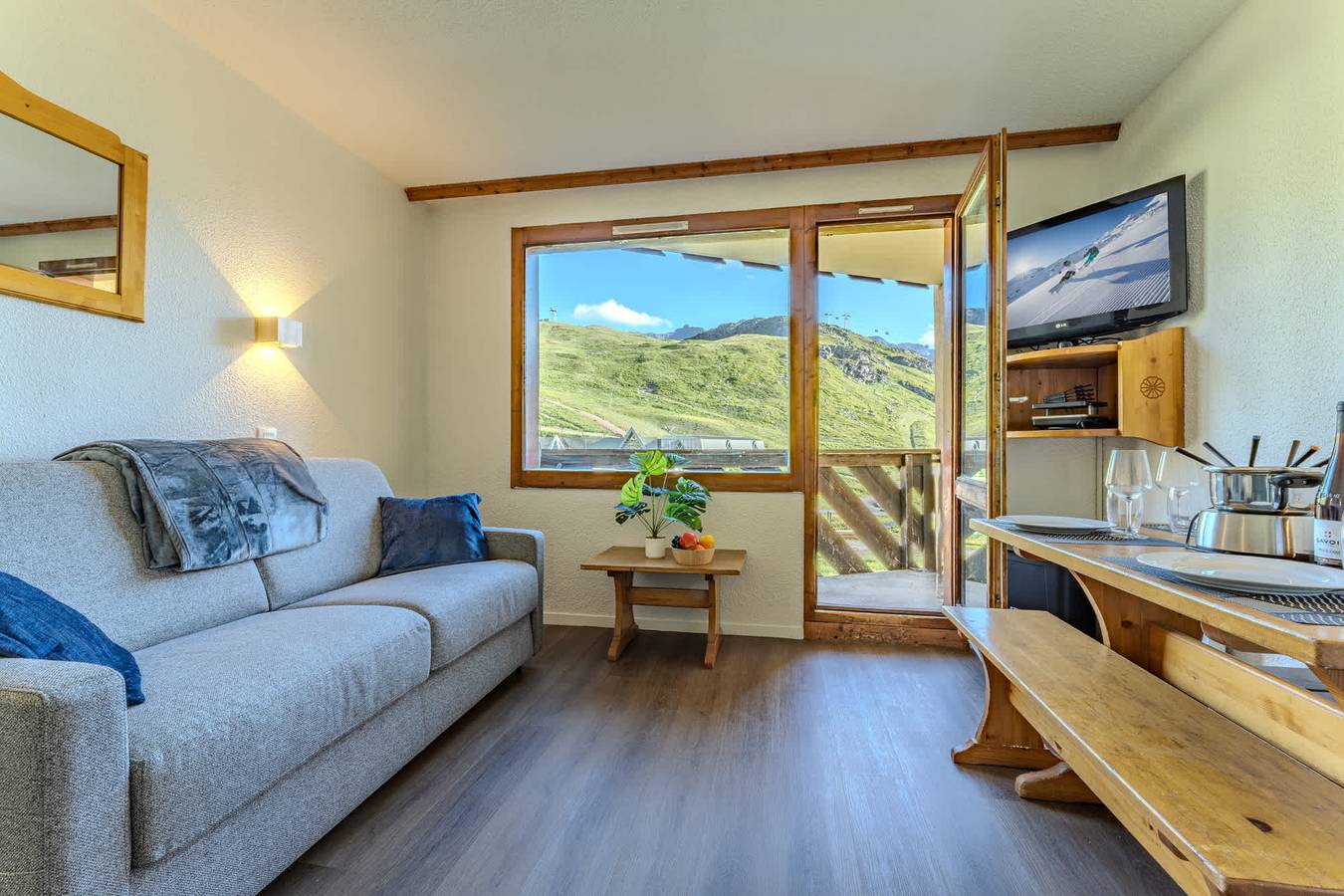 Geheel appartement, Vakantieappartement voor 4 personen met balkon/terras in Val Thorens, Les Trois Vallées