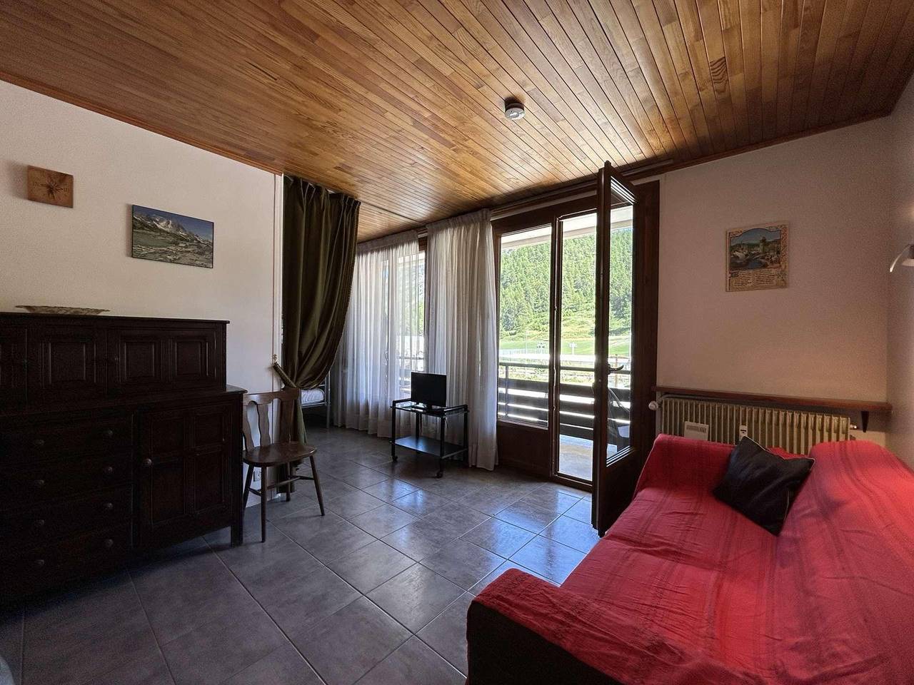 Estudio entero, Résidence le Transalpin - Estudio rincón noche 4 personas (Perry) in Montgenèvre, Briançon region