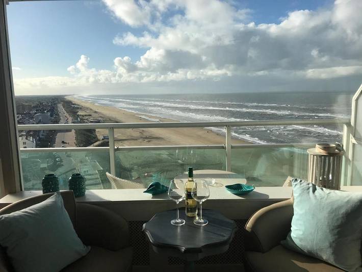 Ferienwohnung für 2 Personen, mit Balkon und Ausblick in Zandvoort