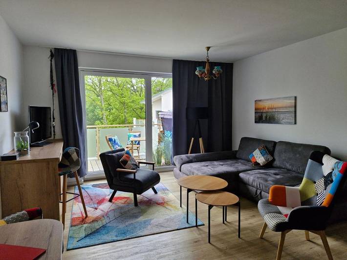 Ferienwohnung für 4 Personen, mit Sauna und Balkon in Markgrafenheide - 3
