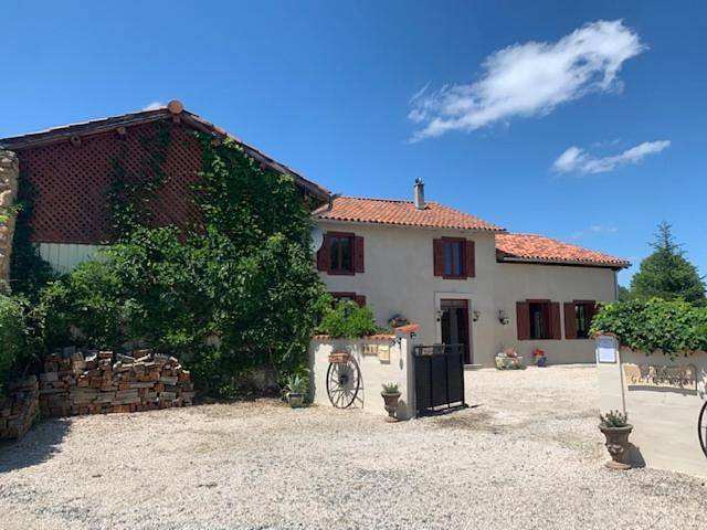 Chambre d’hôte pour 2 personnes, avec Terrasse et Jardin ainsi que Piscine et Vue