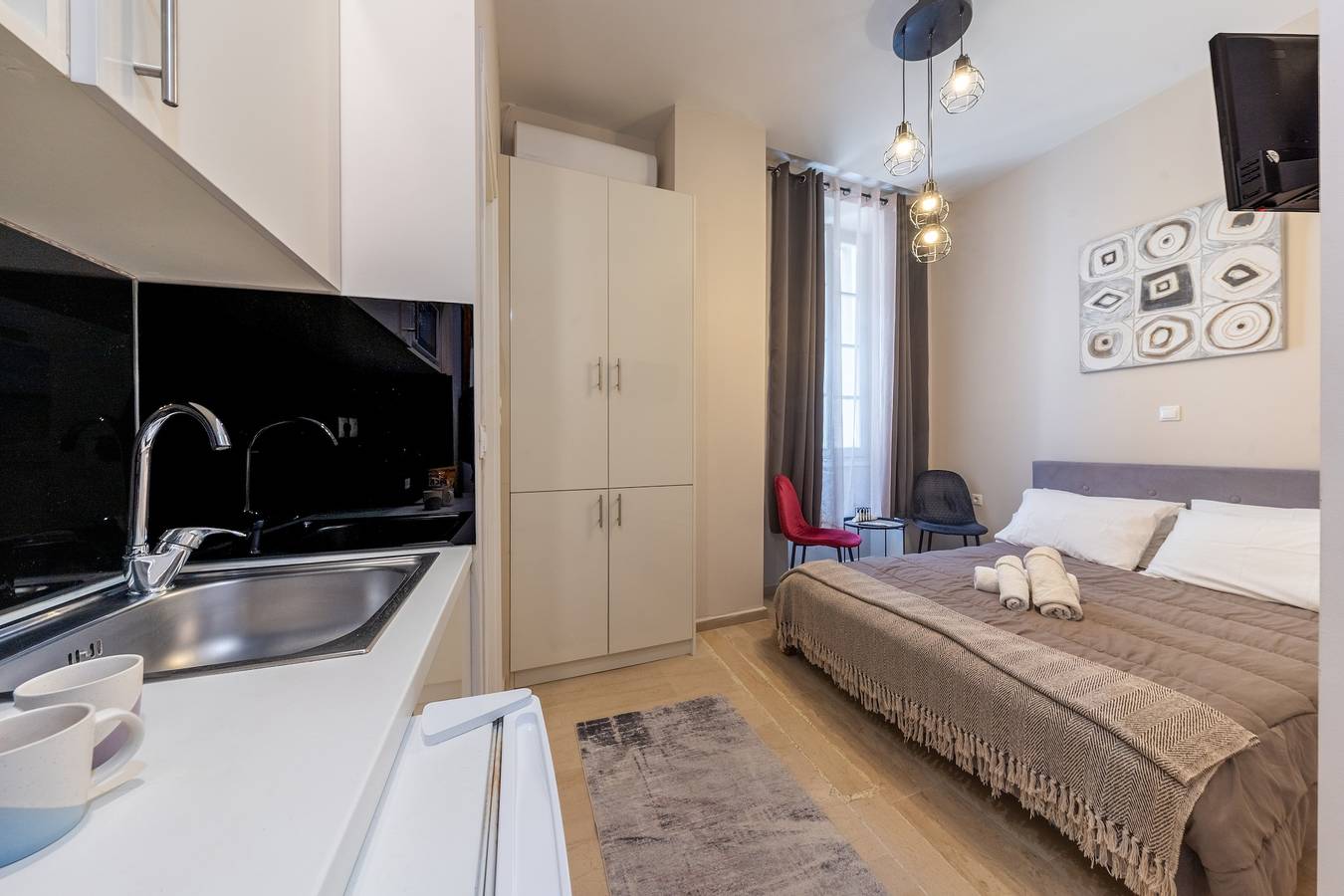 Ganzes Studio, Einzimmerapartment 'Dora's Apartments 2' mit Wi-Fi und Klimaanlage in Korfu (Stadt), Korfu