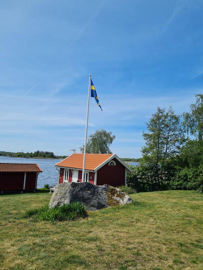 Ferienwohnung für 4 Personen, mit Ausblick und Garten sowie Seeblick in Karlskrona