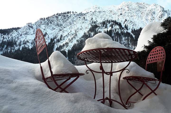 Hütte für 2 Personen, mit Terrasse und Garten in Bad Hindelang