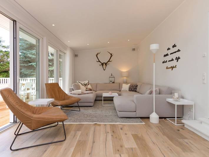 Ferienhaus für 12 Personen, mit Terrasse und Sauna sowie Garten, kinderfreundlich auf Usedom