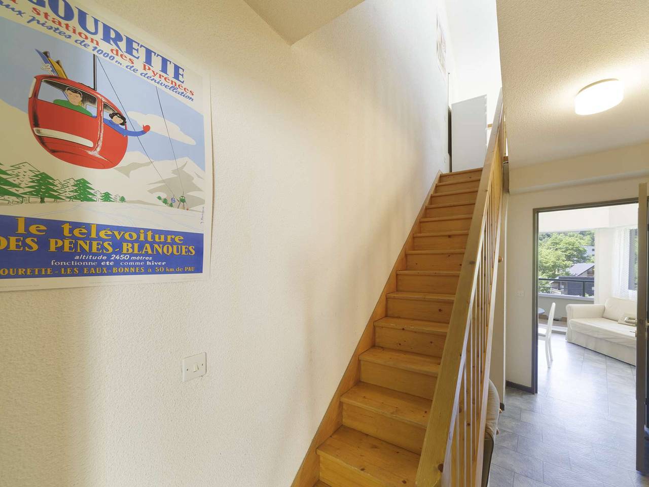 Ganzes Studio, Apartment mit Mezzanine für 4, Blick auf Gourette in Gourette, Eaux-Bonnes