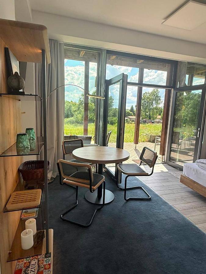 Ferienwohnung für 3 Personen, mit Balkon und Terrasse sowie Garten und Seeblick in Angermünde - 3