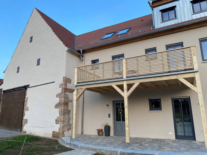 Ferienhaus für 9 Personen, mit Sauna und Balkon sowie Balkon/Terrasse, mit Haustier in Fränkisches Seenland - 2