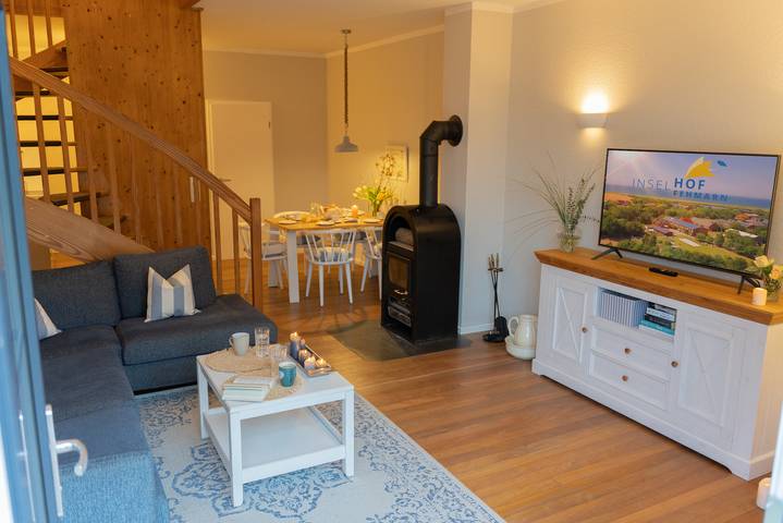 Ferienwohnung für 5 Personen, mit Terrasse und Sauna in Westermarkelsdorf