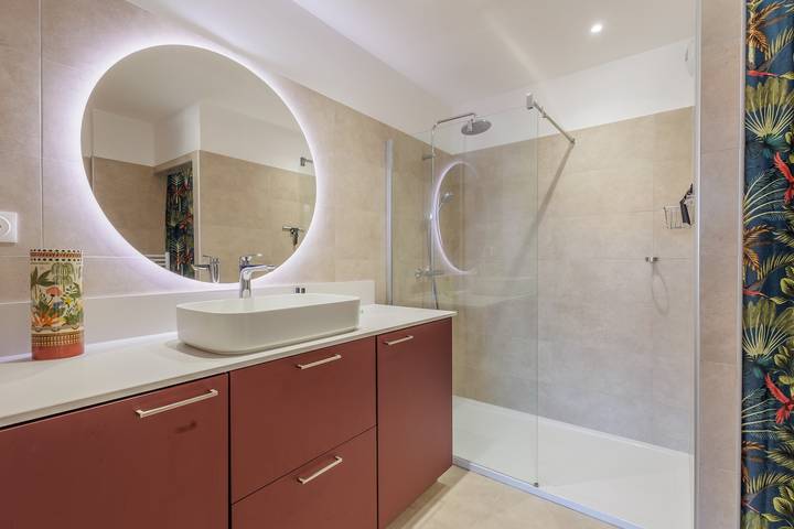 Apartamento entero, Le Palmier - Plage à 5 min, vue mer et montagne in Sant Ambroggio, Lumio