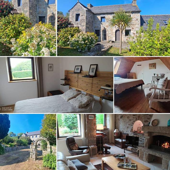 Location de vacances pour 9 personnes, avec jardin et terrasse à Lanmeur - 2