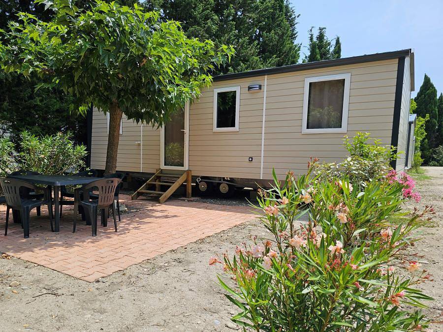 Flower Camping Les Micocouliers - Mobilheim 6 personen - 3 Schlafzimmer - neues Mobilheim in Graveson, Arles und Umgebung