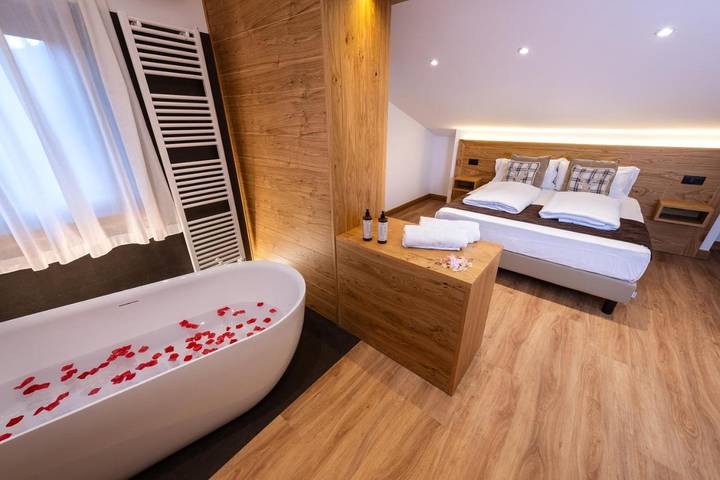 Appartamento per 2 persone, con Giardino e Piscina nonché Panorama a Pescasseroli