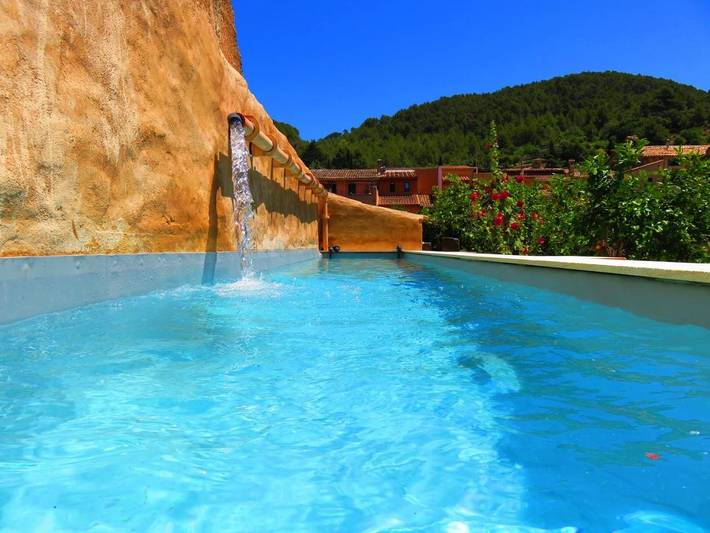 Hostel für 2 Personen, mit Balkon und Terrasse sowie Garten und Kinderpool auf Mallorca