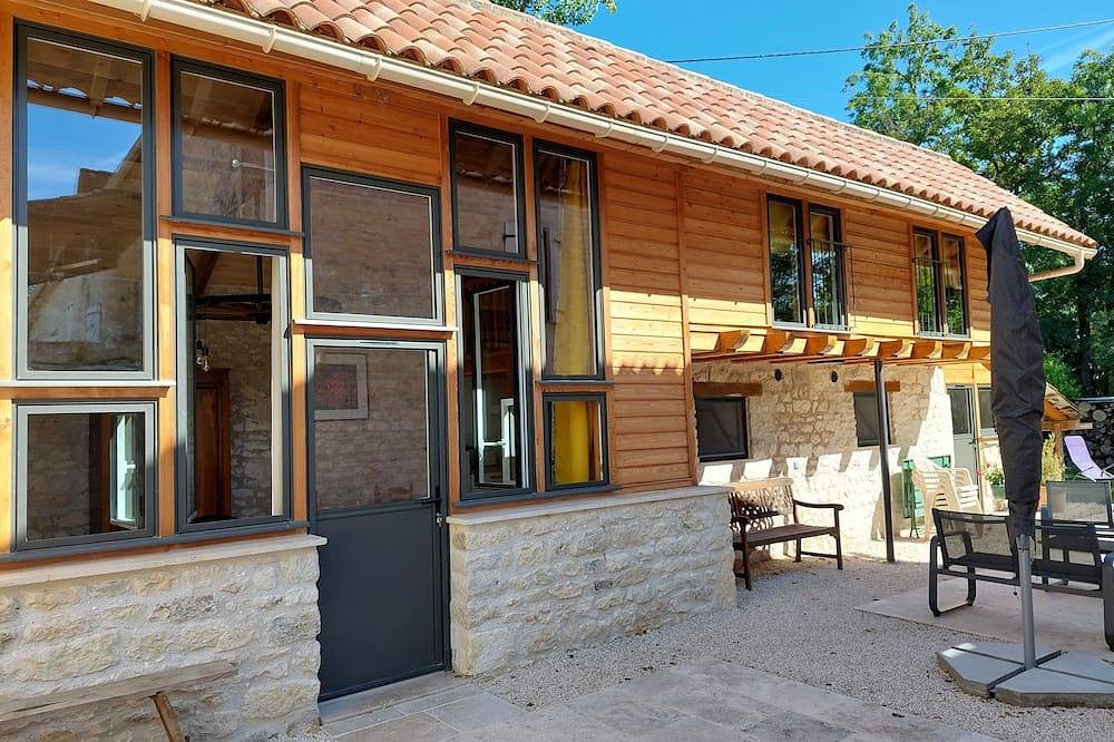 Maison de vacances climatisée à la campagne avec piscine partagée - 3 étoiles in Montcuq-en-Quercy-Blanc, Quercy