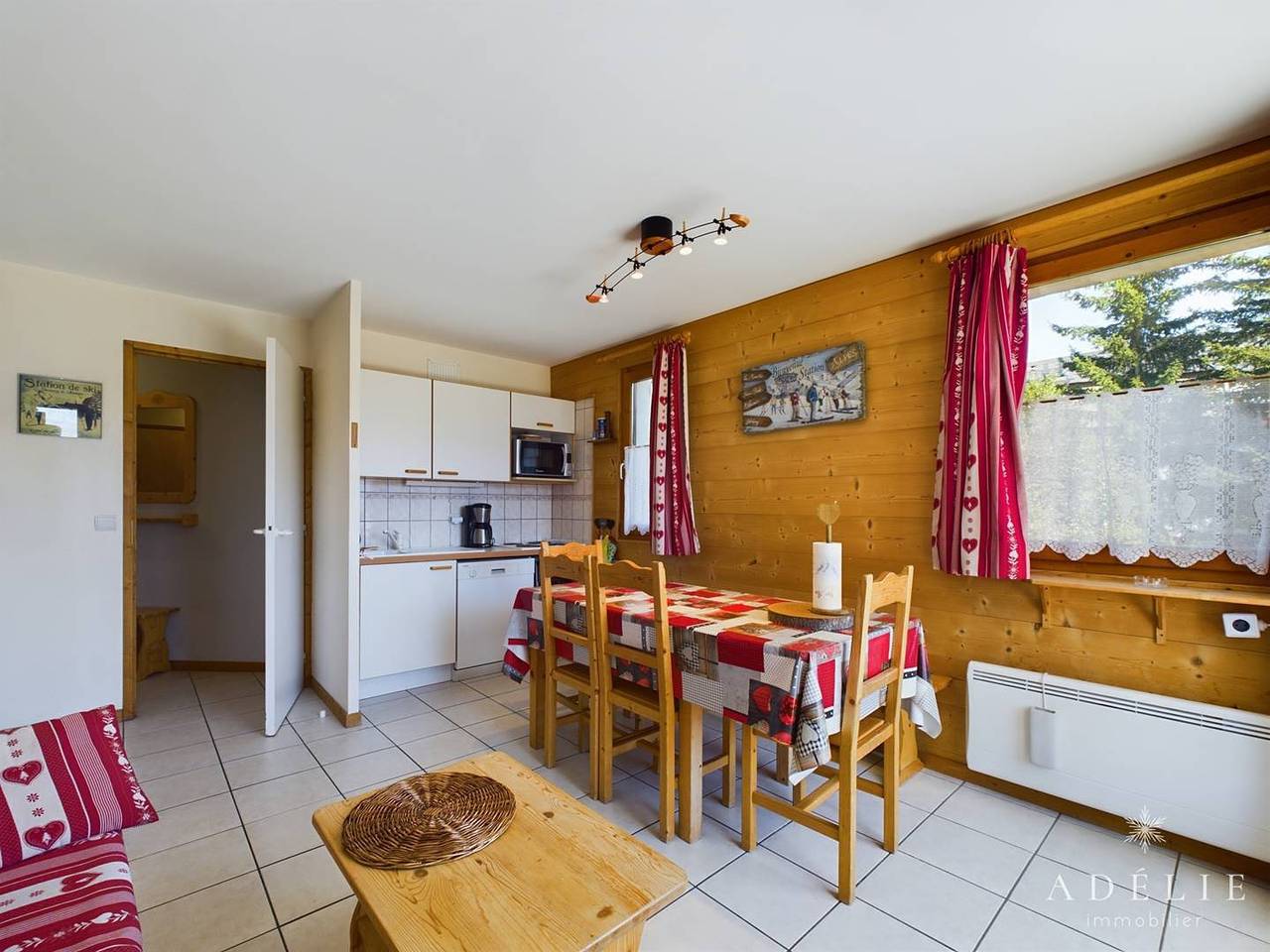 Geheel vakantieappartement, 3 pièces 4/6 pers en plein centre de la Rosière in La Rosière, Montvalezan