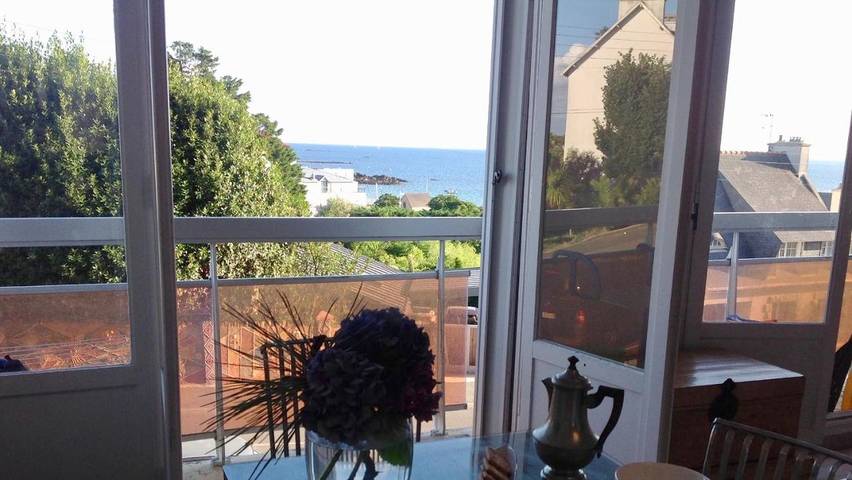 Appartement de vacances pour 4 personnes, avec terrasse et vue, animaux acceptés