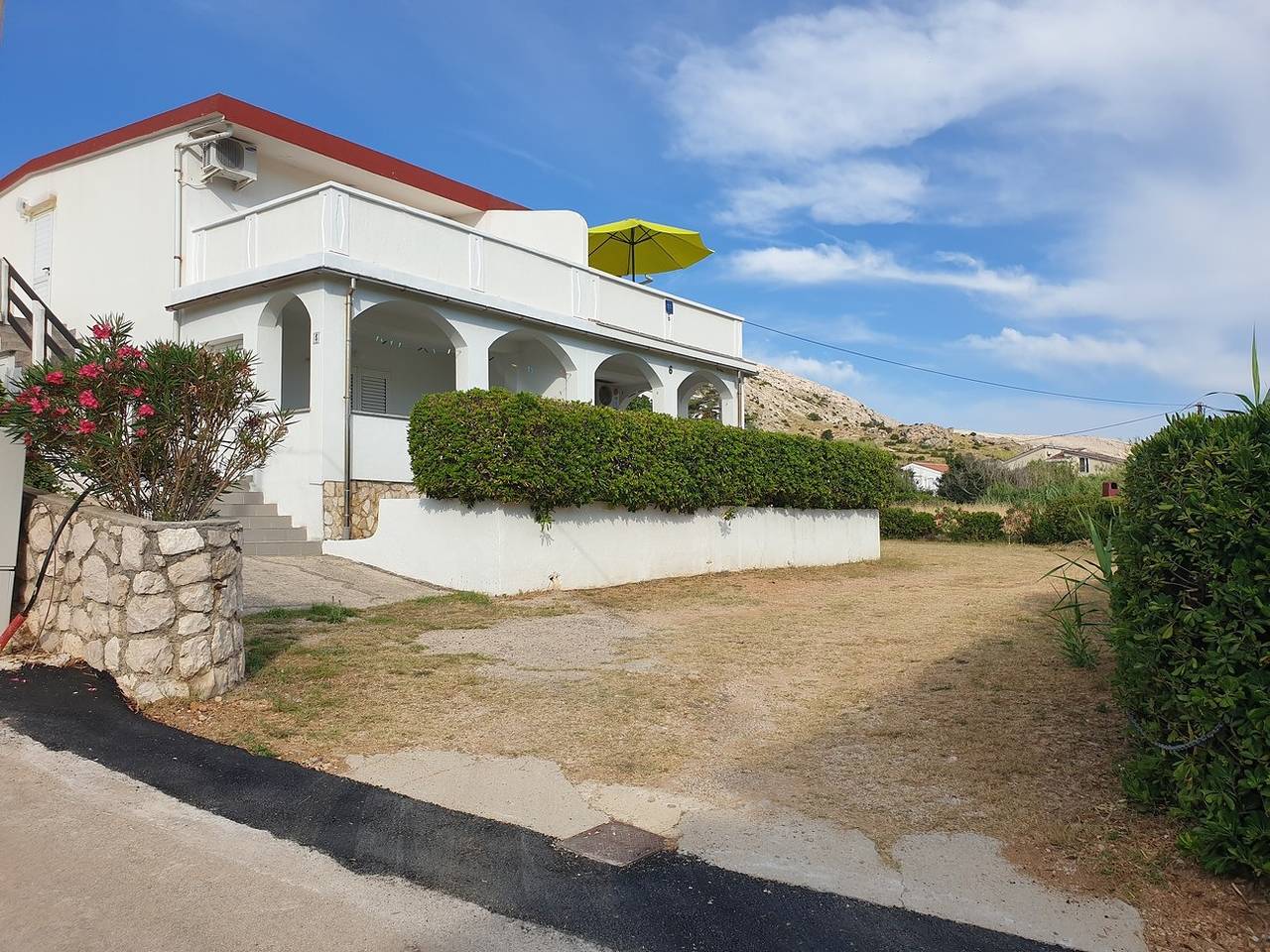 Ganze Wohnung, 1-Zimmer-Ferienwohnung mit Terrasse und Meerblick Pag A-23764-b in Pag Stadt, Pag