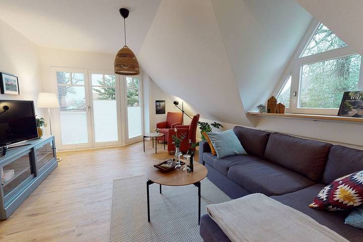 Ferienwohnung für 3 Personen, mit Whirlpool und Terrasse in Löningen