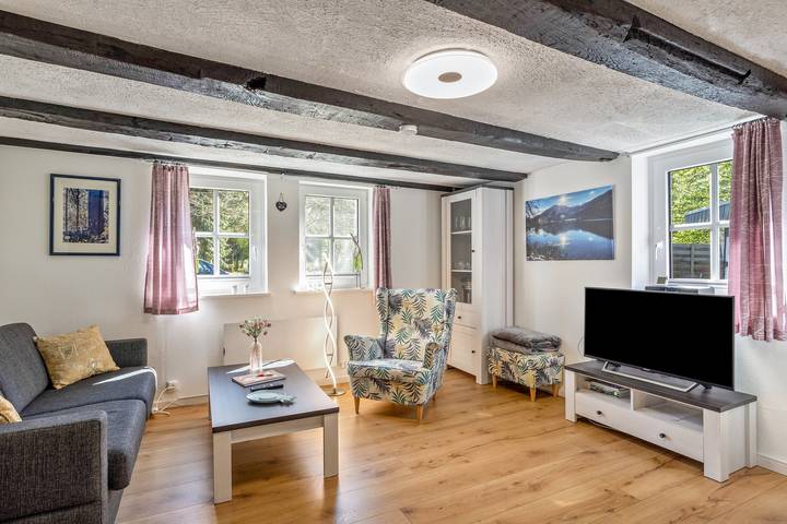 Hel studio-lejlighed, Apartment Kleine Auszeit with Mountain View in Historic Forester’s House in Olsberg, Hochsauerlandkreis