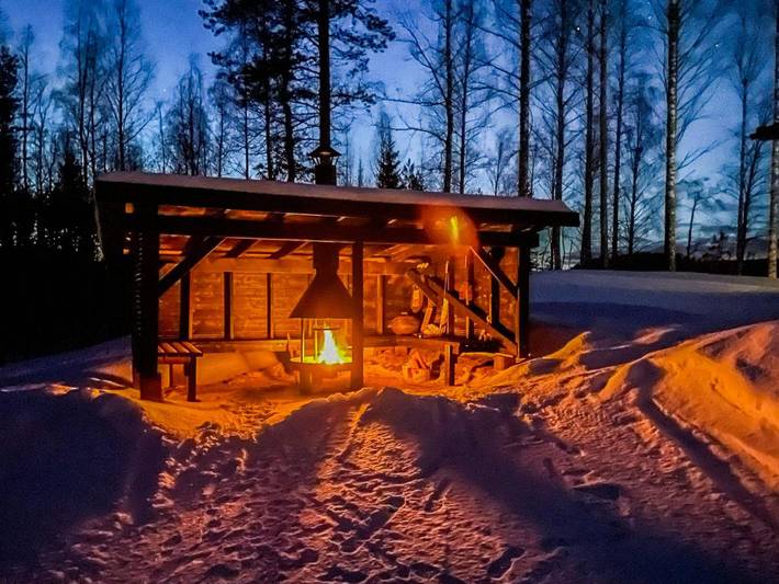 Hot pool cottage kesäranta in Enonkoski, Südsavo