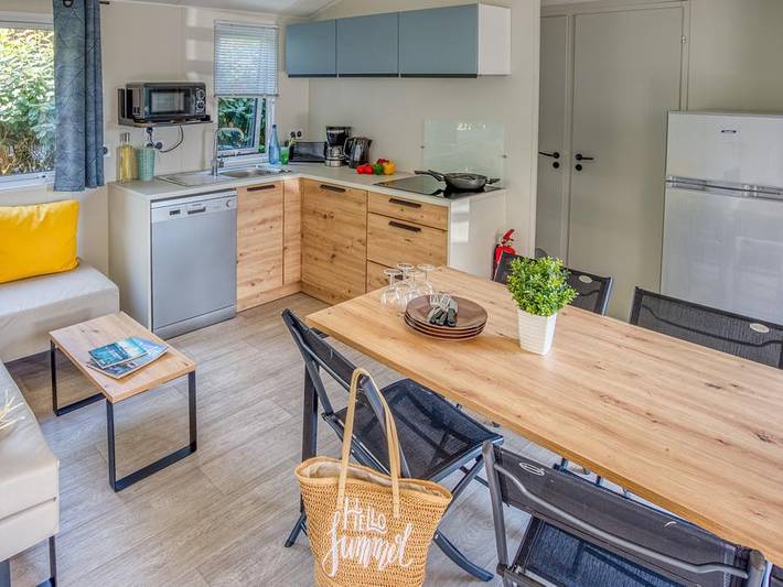 Camping Les Peupliers - Mobilheim 6 personen - Familie Clim 6 Personen in La Flotte, Ile de Re