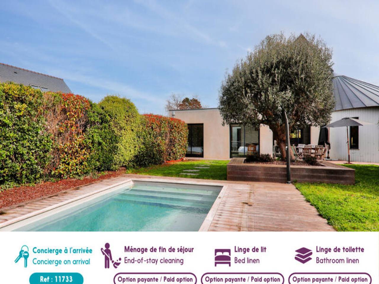 Apartamento entero, Apartamento en St. Armel con piscina climatizada in Saint-Armel, Côte des Mégalithes