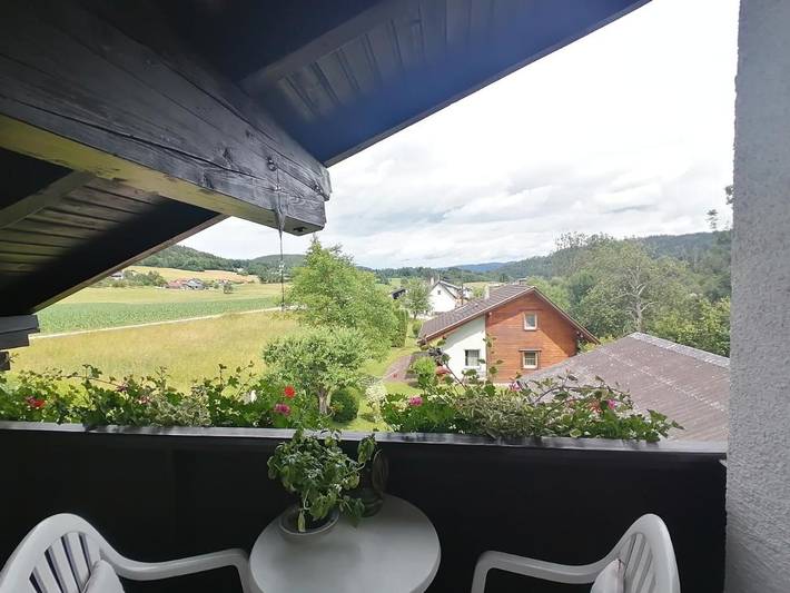 Ferienwohnung für 4 Personen, mit Sauna und Ausblick sowie Garten, mit Haustier